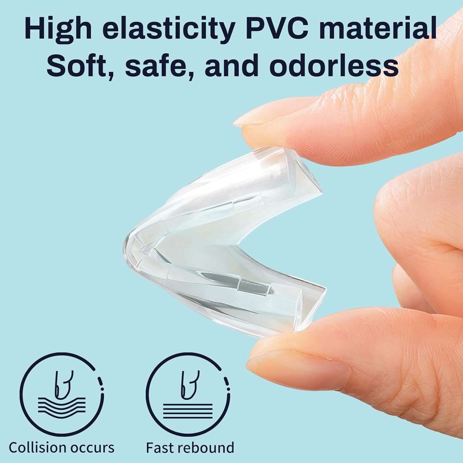 12 Pack Corner Protector, Table Protectors, Clear Furniture Edge Safety & Corner Guards Bumpers Cushion to Cover Table Edges & Sharp Furniture