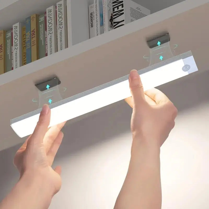 USB Rechargeable Motion Sensor LED Light, Motion Sensor Lamp, 1 Count LED Under-Cabinet Light, LED Motion-Activated Light for Kitchen, Living Room, Bedroom and Home Decor