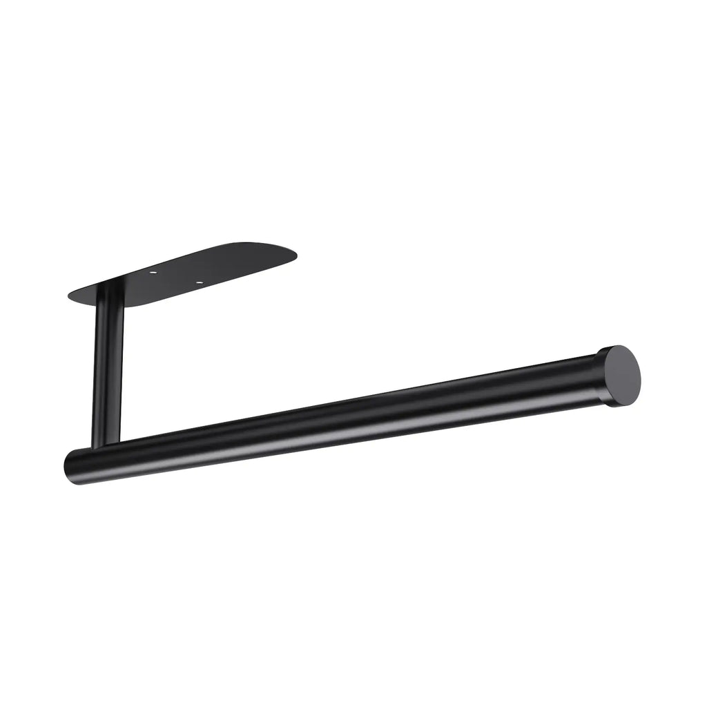 SZHLUX Paper Towel Holder, Self-Adhesive Paper Towel Holder under Cabinet for Kitchen, No Drill Wall Mount-Sus304 Stainless Steel, Space-Saving, Easy Installation for Kitchen, RV & Bathroom-12.6’’ Towel Rack for Rolls, Plastic Wrap & More