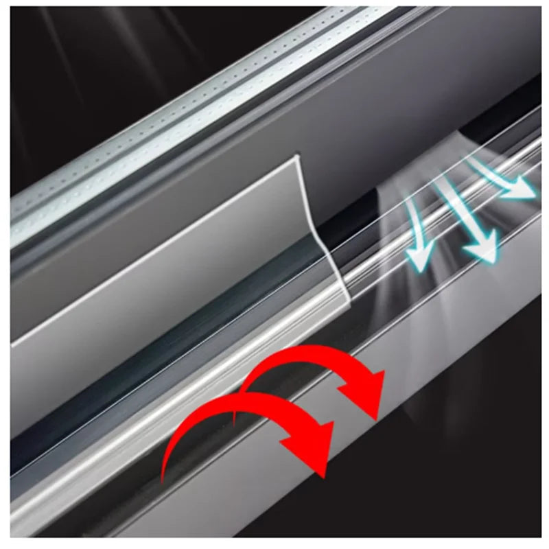 5/10/20M Door Seal Strip Self AdhesiveWindow Sealing Tape Windproof Dust Weather Strip HomeDoor Transparent Soundproof Sealstrip