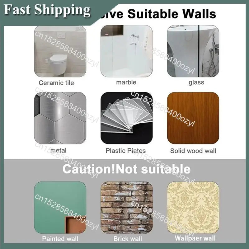 August U Shape Bathroom Acrylic Towel Bar Hand Towel Holder, Self Adhesive Towel Rack For Bathroom Wall Mounted Easy Install Bla